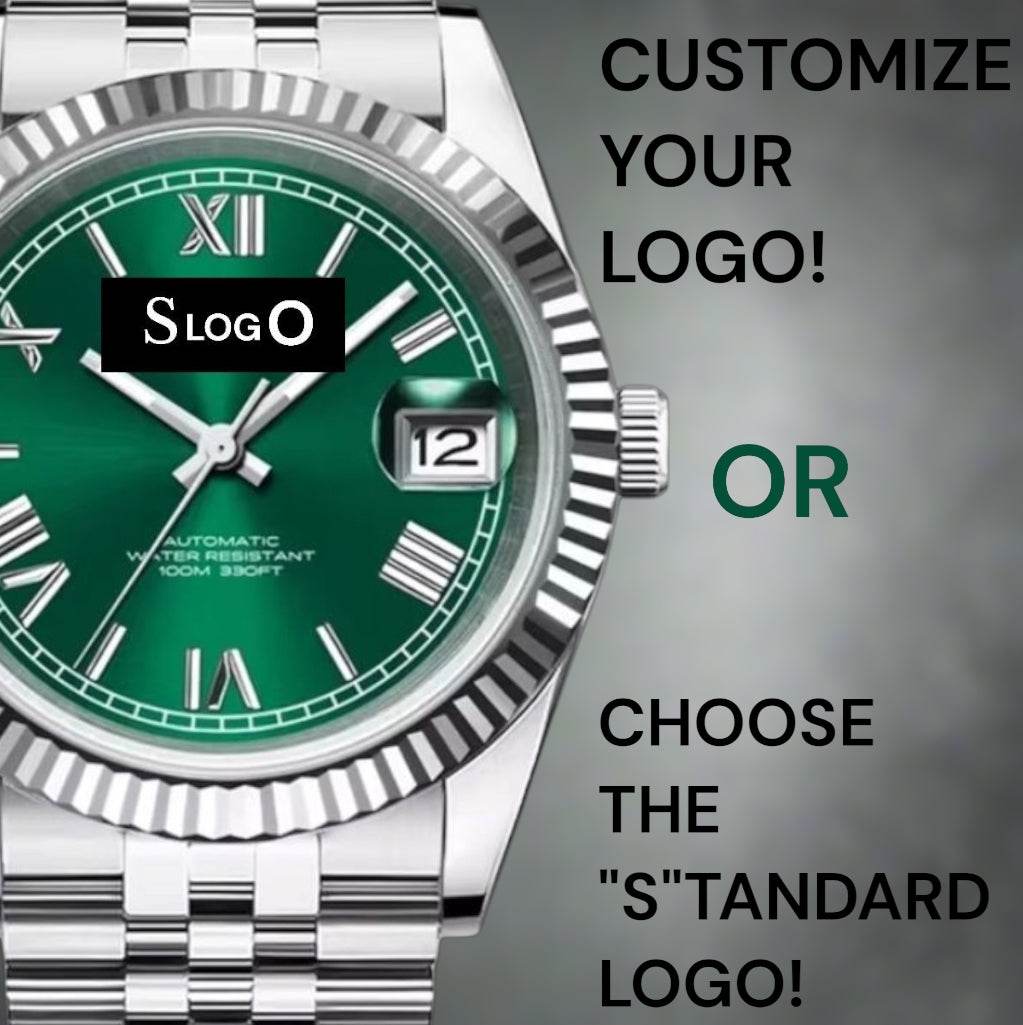 S Mod Date Window DJ Green Roman Numeral Dial - Modtime - MODTIME