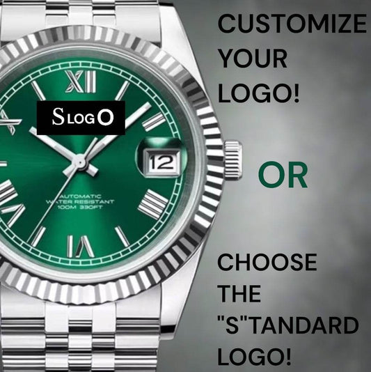 S Mod Date Window DJ Green Roman Numeral Dial - Modtime - MODTIME