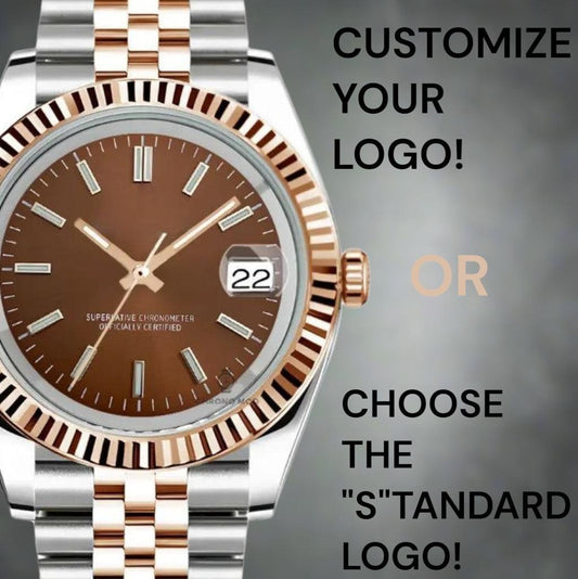 Seiko Mod DateJust aka SeikoJust Two-Tone Chocolate Dial - Modtime