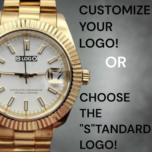 Seiko Mod Datejust aka SeikoJus Gold White Dial - Modtime Creations 