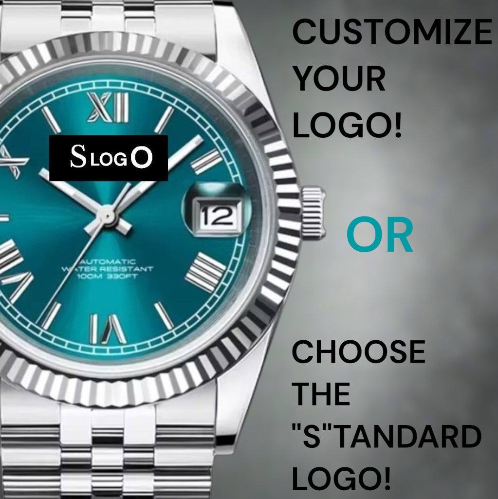 Seiko Mod Datejust Tiffany Blue Roman Numeral Dial - Modtime