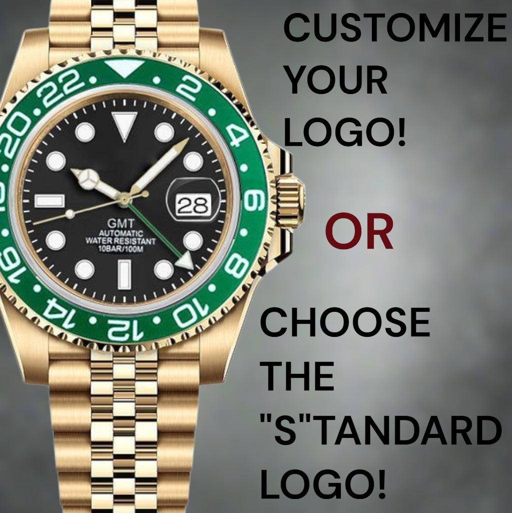 Seiko Mod Gold Green Black Starbucks GMT Series - Modtime 
