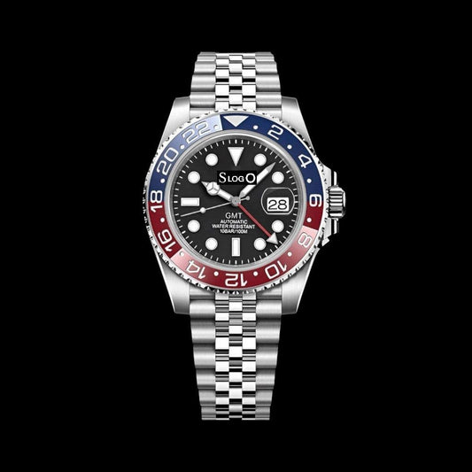 S Mod Red Blue " Pepsi " GMT Homage Series - MODTIME