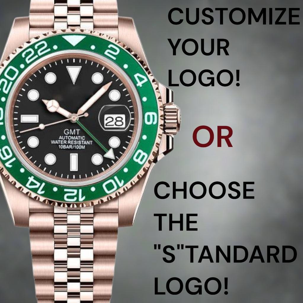 Seiko Mod Rose Gold Starbucks Green Black GMT Series