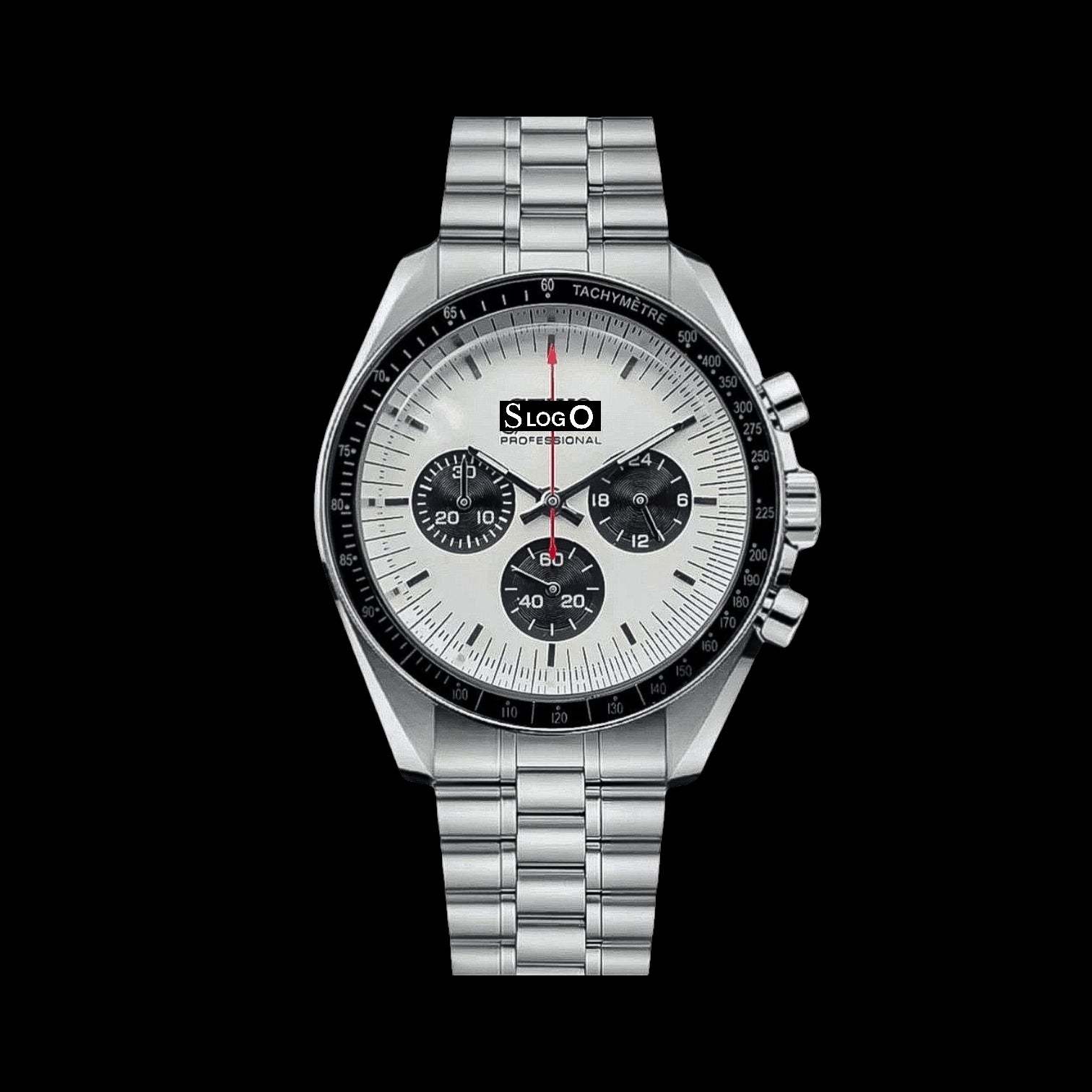 S Mod SeikSpeed Chrono Panda Diver White Black Dials - MODTIME