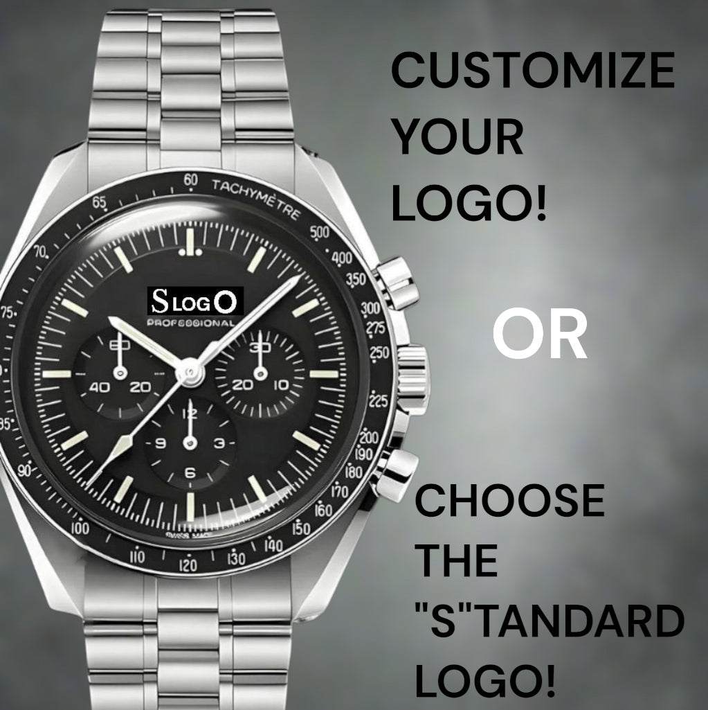 Seiko Mod watches Custom Speedmaster Black Dial - Modtime 