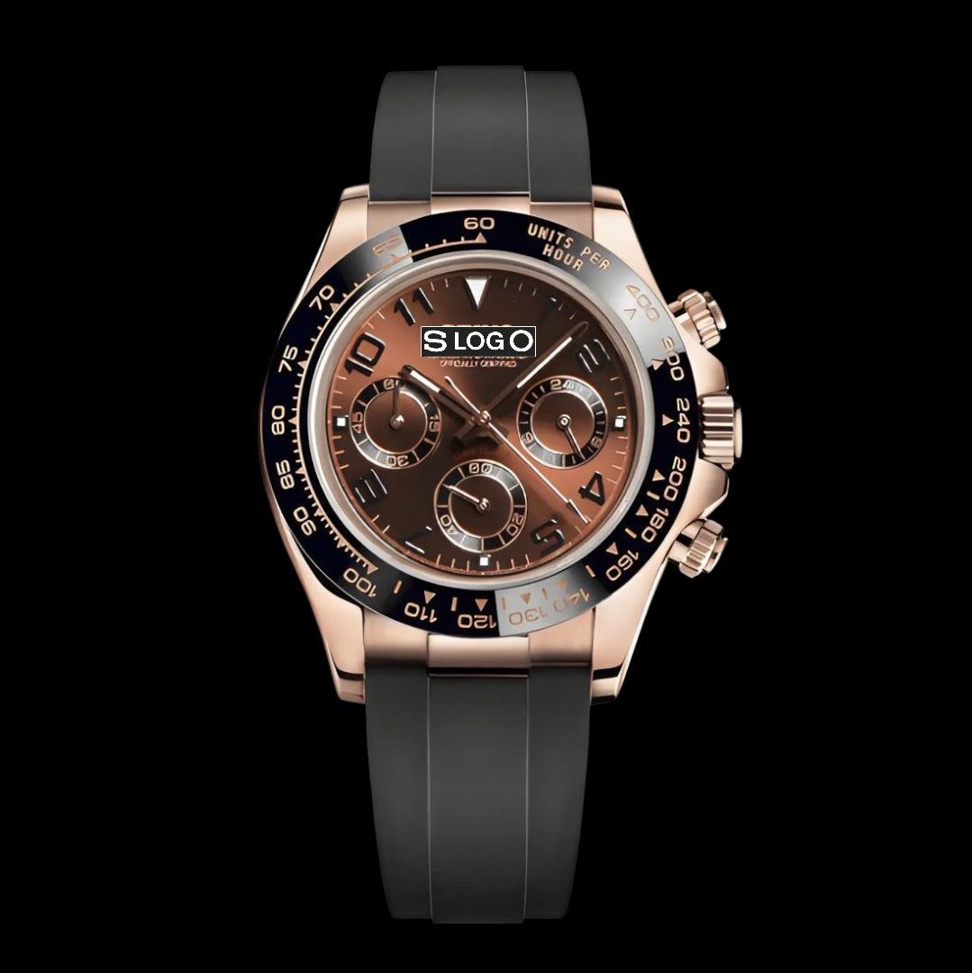 S Mod Seitona Gold case with Chocolate bronze dial - Modtime - MODTIME