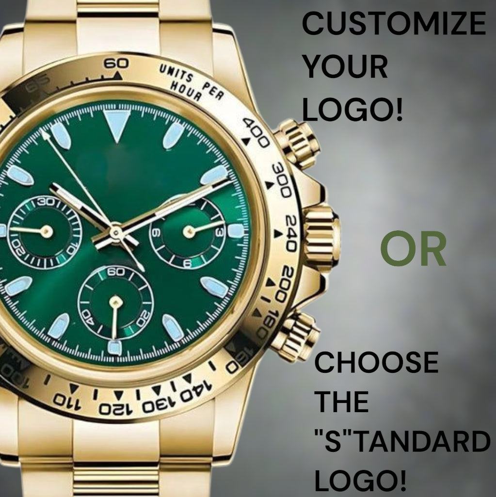 S Mod Seitona Gold case with green dial - Modtime - MODTIME