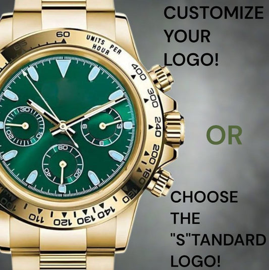 Seiko Mod watches Daytona aka Seitona Gold case with green dial - Modtime