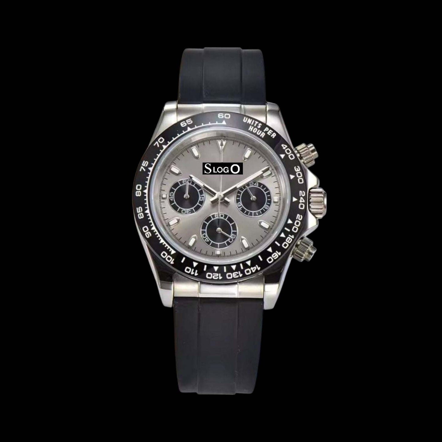 S Mod Seitona Grey Silver dial Stainless Steel case - Modtime - MODTIME