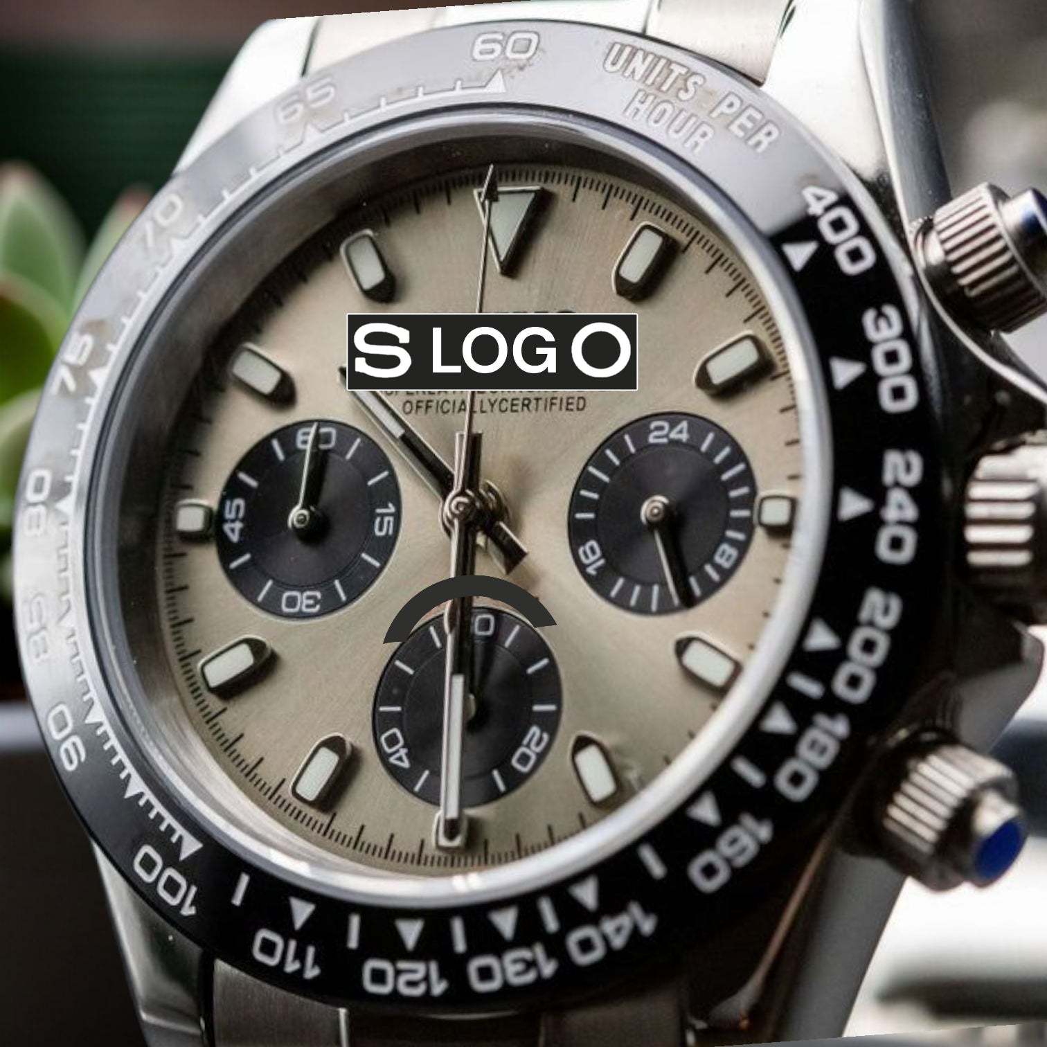 S Mod Seitona Grey Silver dial Stainless Steel case - Modtime - MODTIME