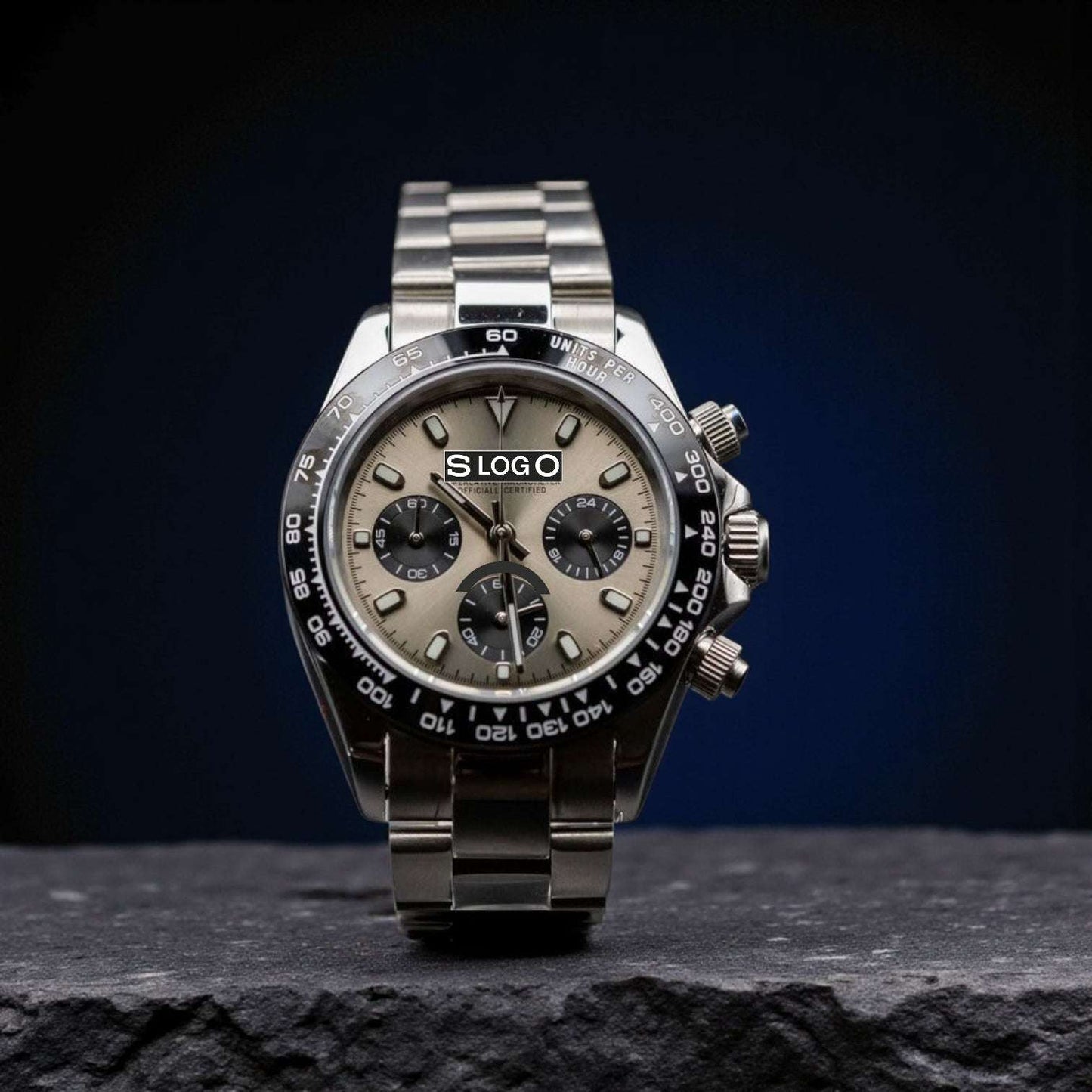 S Mod Seitona Grey Silver dial Stainless Steel case - Modtime - MODTIME