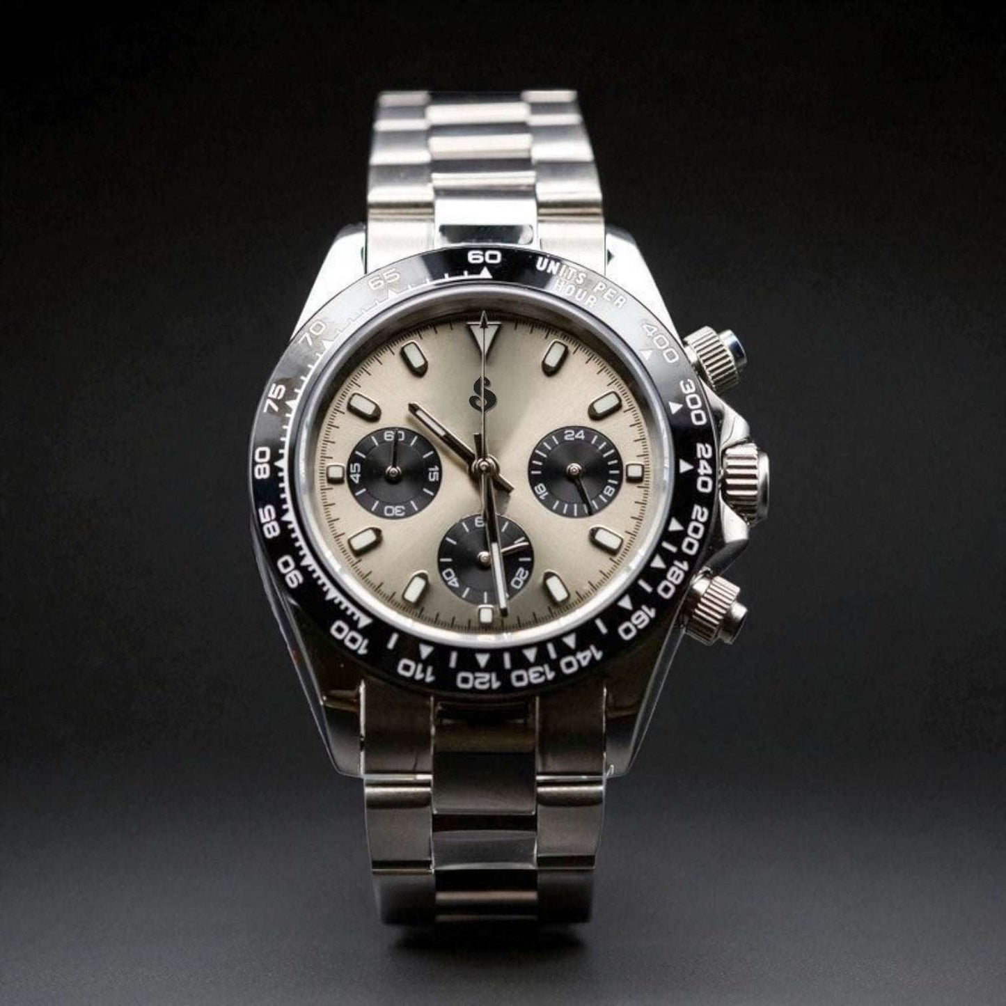 S Mod Seitona Grey Silver dial Stainless Steel case - Modtime - MODTIME
