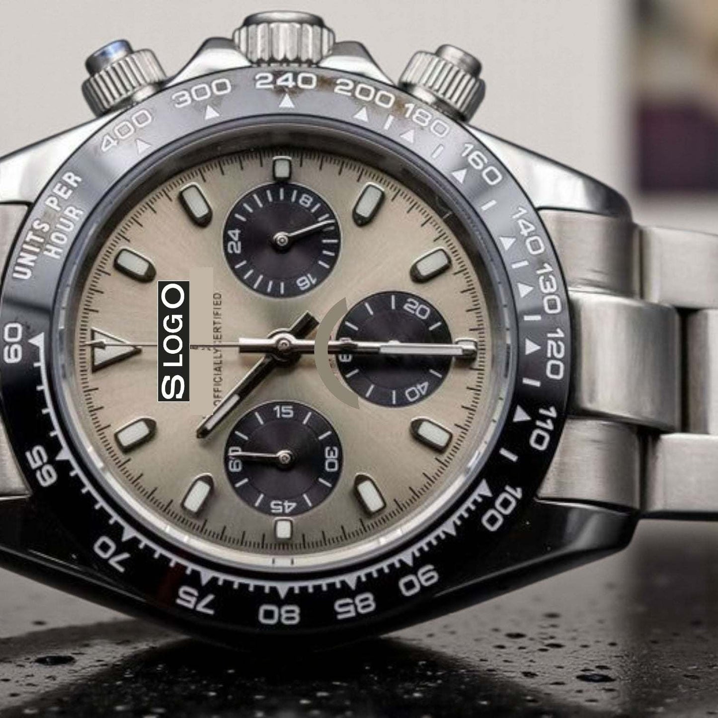 S Mod Seitona Grey Silver dial Stainless Steel case - Modtime - MODTIME