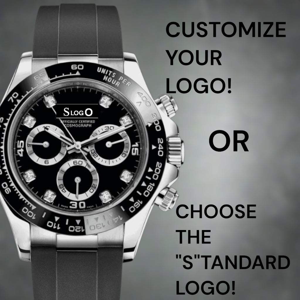 Seiko Mod Daytona Mod Black Diamond Dial - Modtime 
