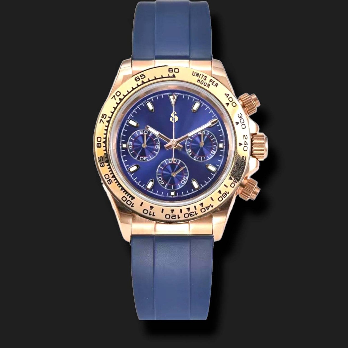 Seiko Mod Daytona Homage Dark Blue Dial: Classic Design