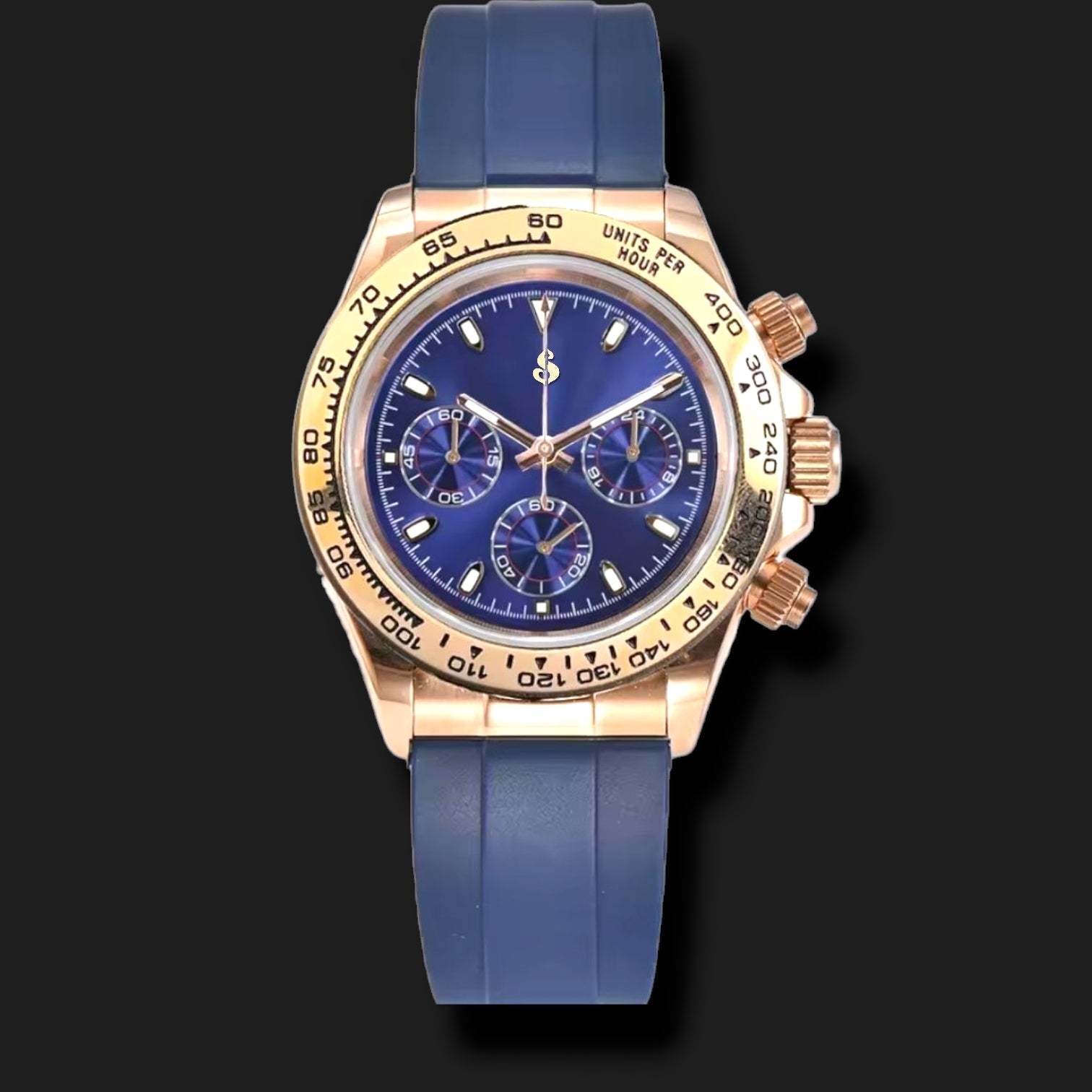 Seiko Mod Daytona Homage Dark Blue Dial: Classic Design