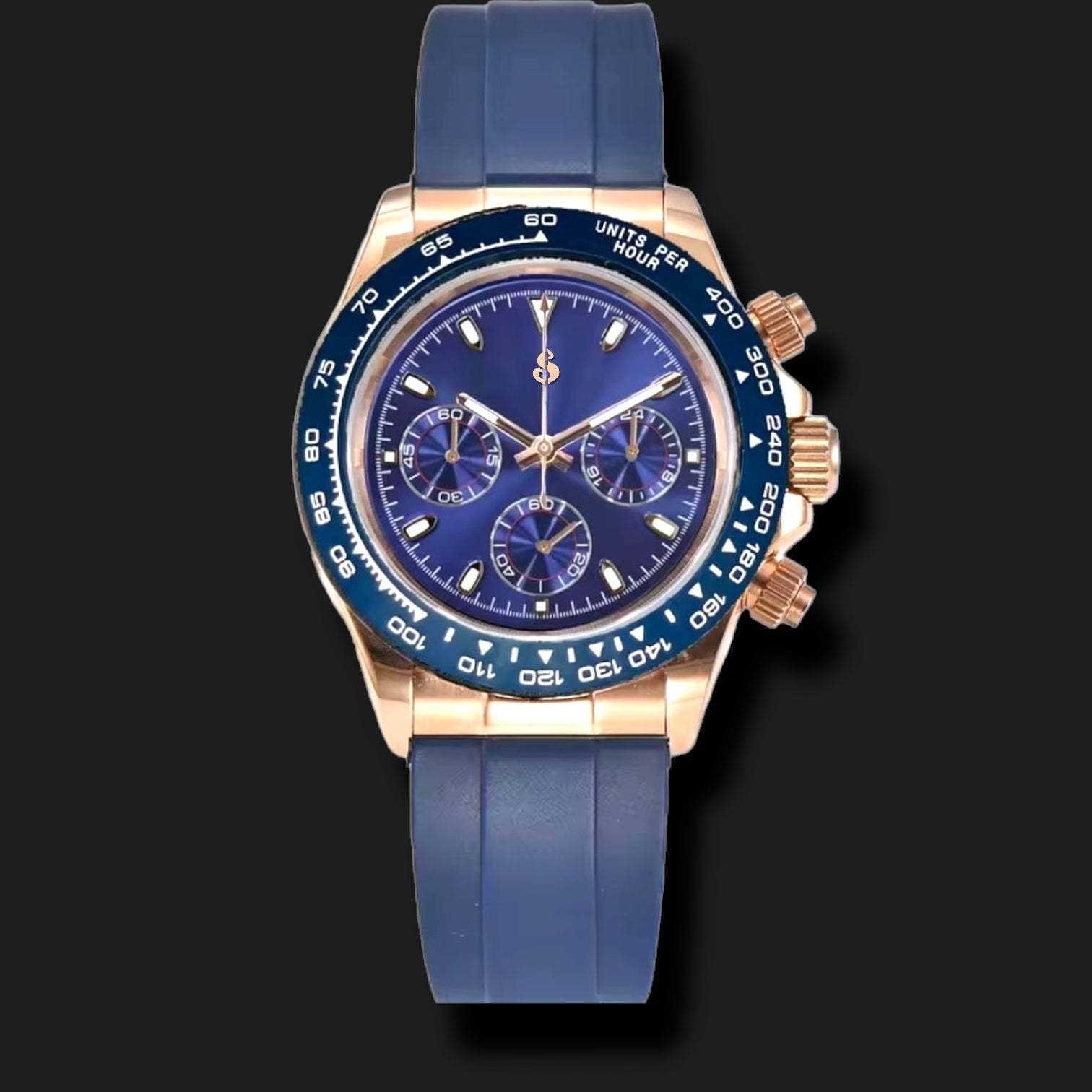 Seiko Mod Daytona Homage Dark Blue Dial: Classic Design