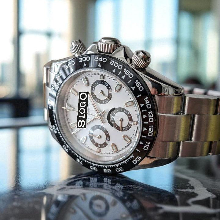 S Mod Seitona White Black Panda Dial - Modtime - MODTIME