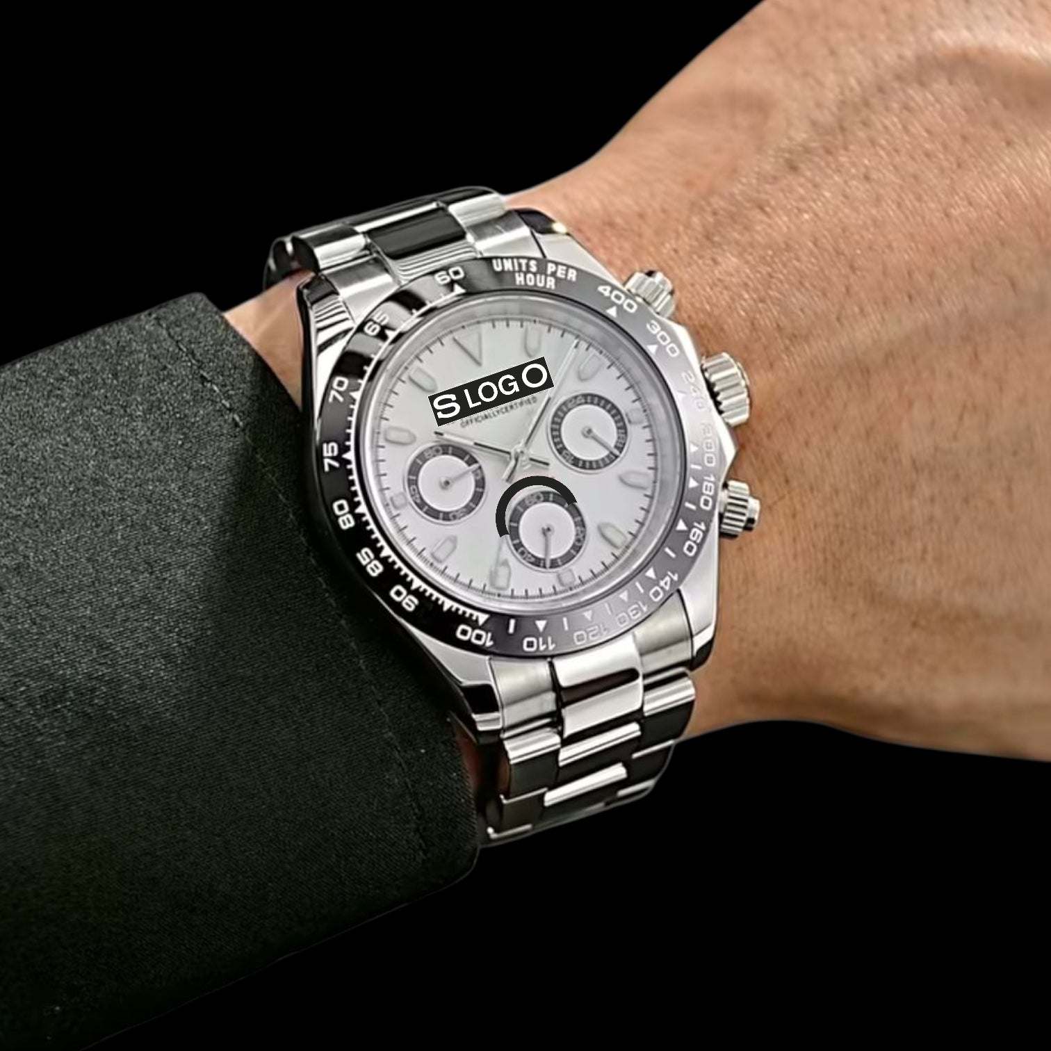 S Mod Seitona White Black Panda Dial - Modtime - MODTIME