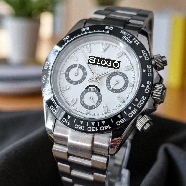 S Mod Seitona White Black Panda Dial - Modtime - MODTIME