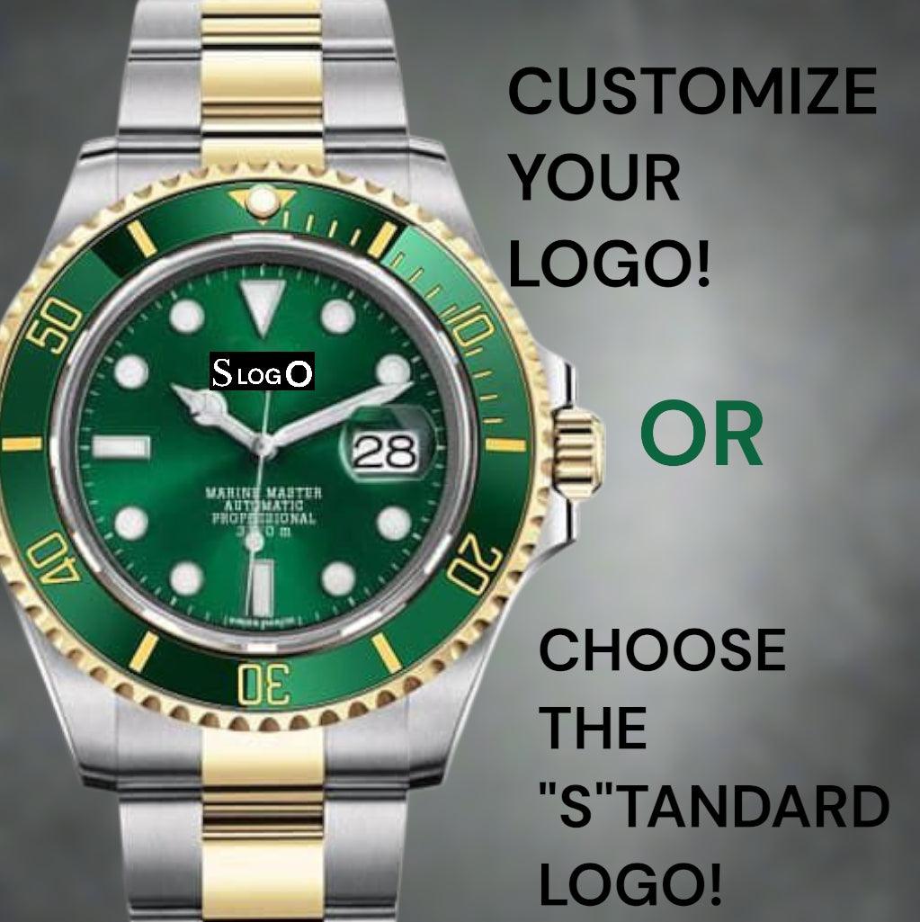 Seiko Mod Submariner Diver Homage Green Two-Tone Series - Modtime