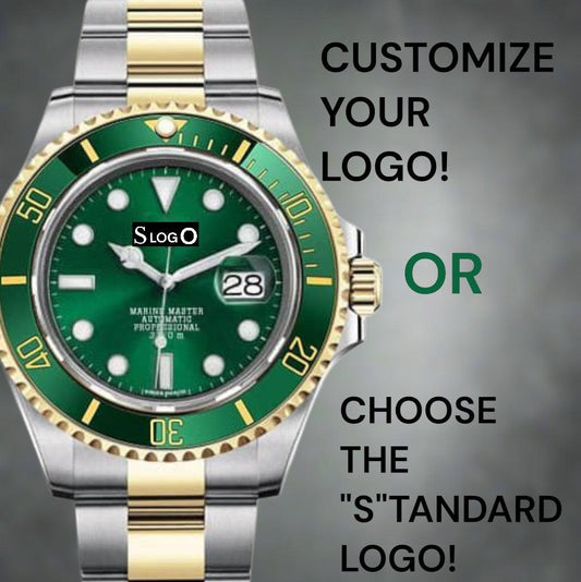 Seiko Mod Submariner Diver Homage Green Two-Tone Series - Modtime