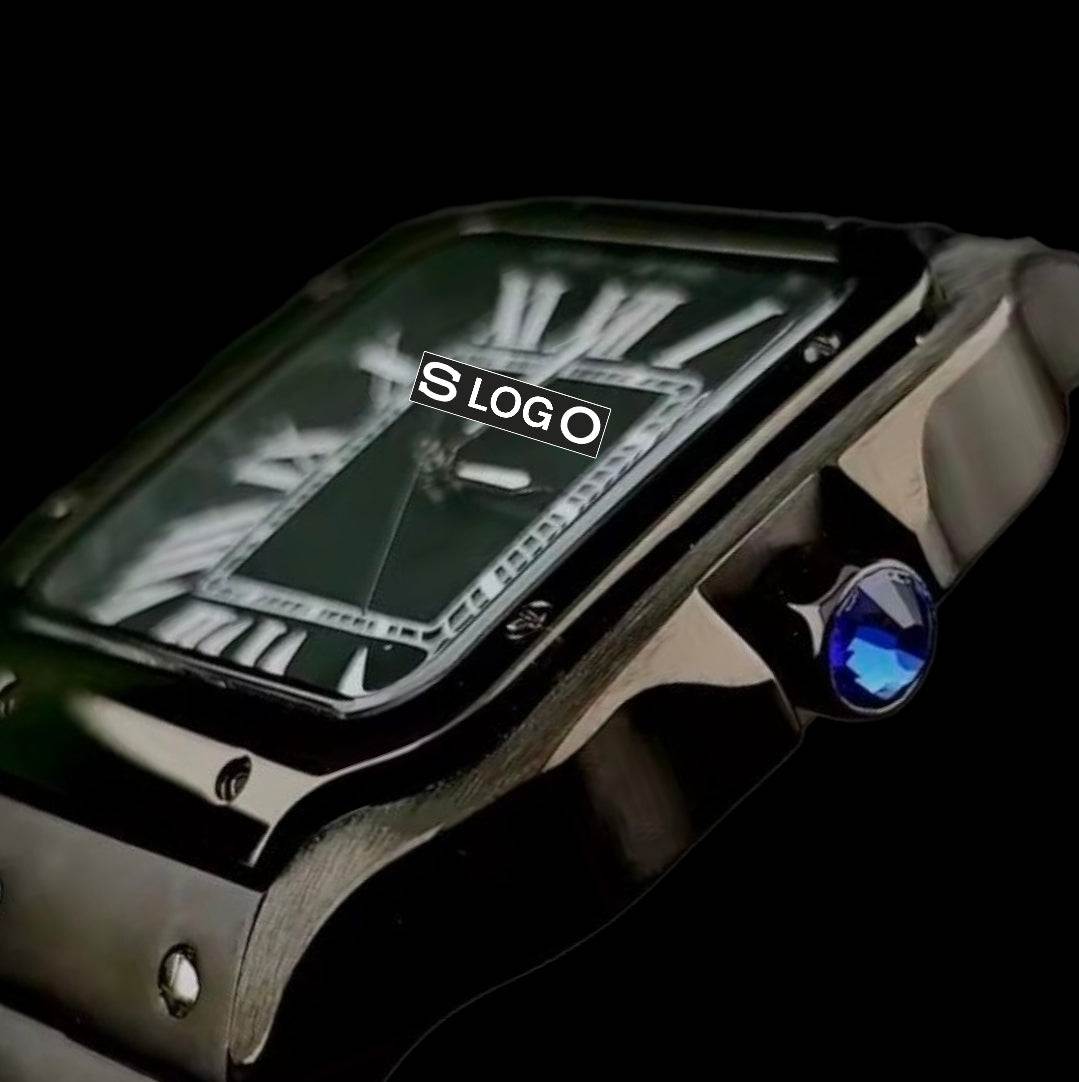 Seiko Mod Santos aka Santieko Blackout Dial - Modtime Creations