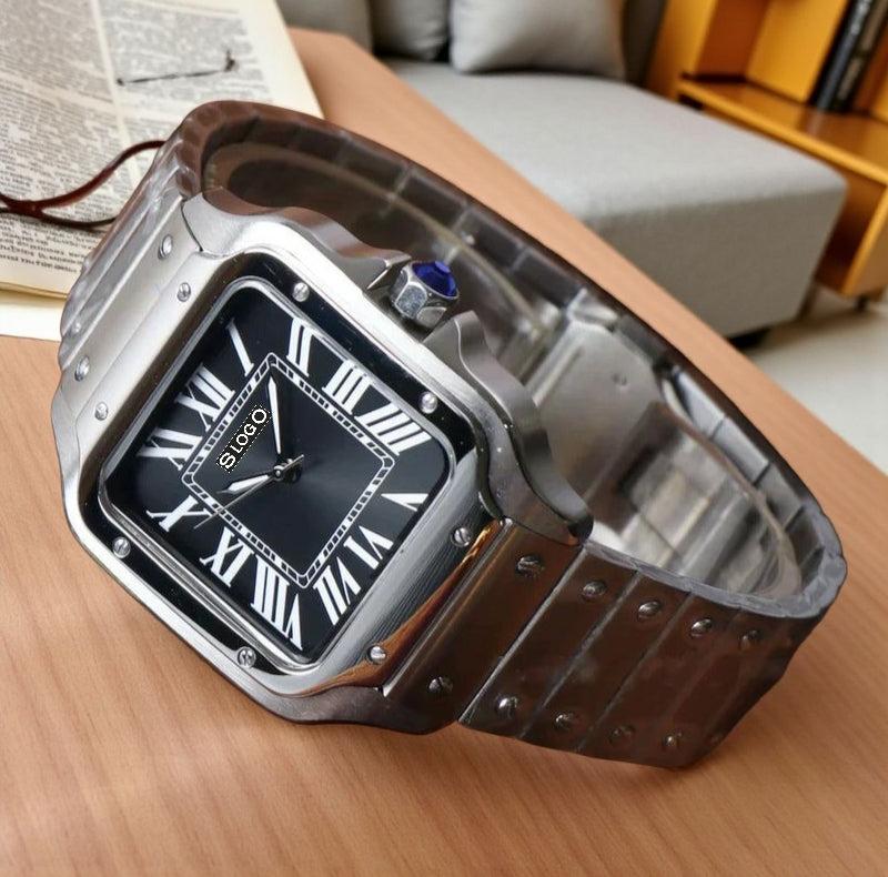 Santeiko Silver Case Black Dial Mod - Modtime - MODTIME