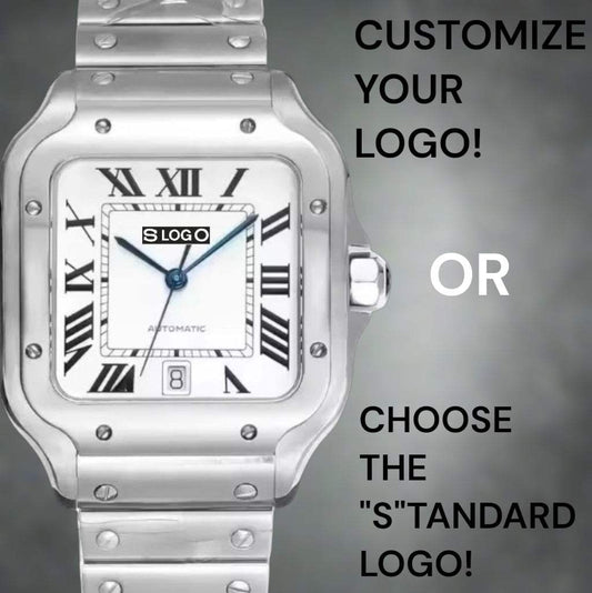 Seiko Mod Santos aka Santeiko Silver Case White Dial Mod - Modtime Creations