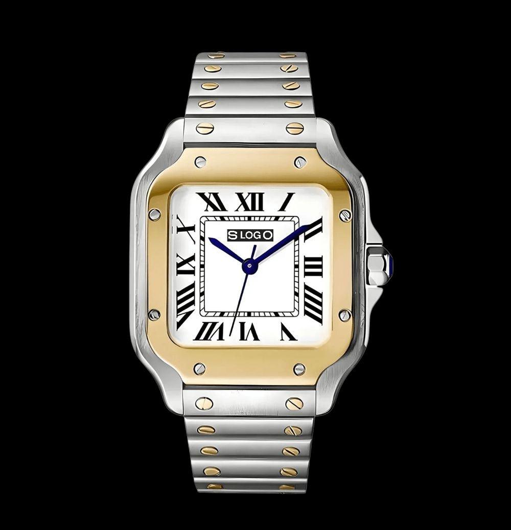 Santeiko Two - Tone White Dial Mod - Modtime - MODTIME