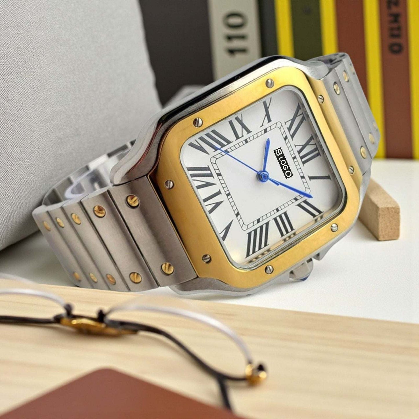 Santeiko Two - Tone White Dial Mod - Modtime - MODTIME