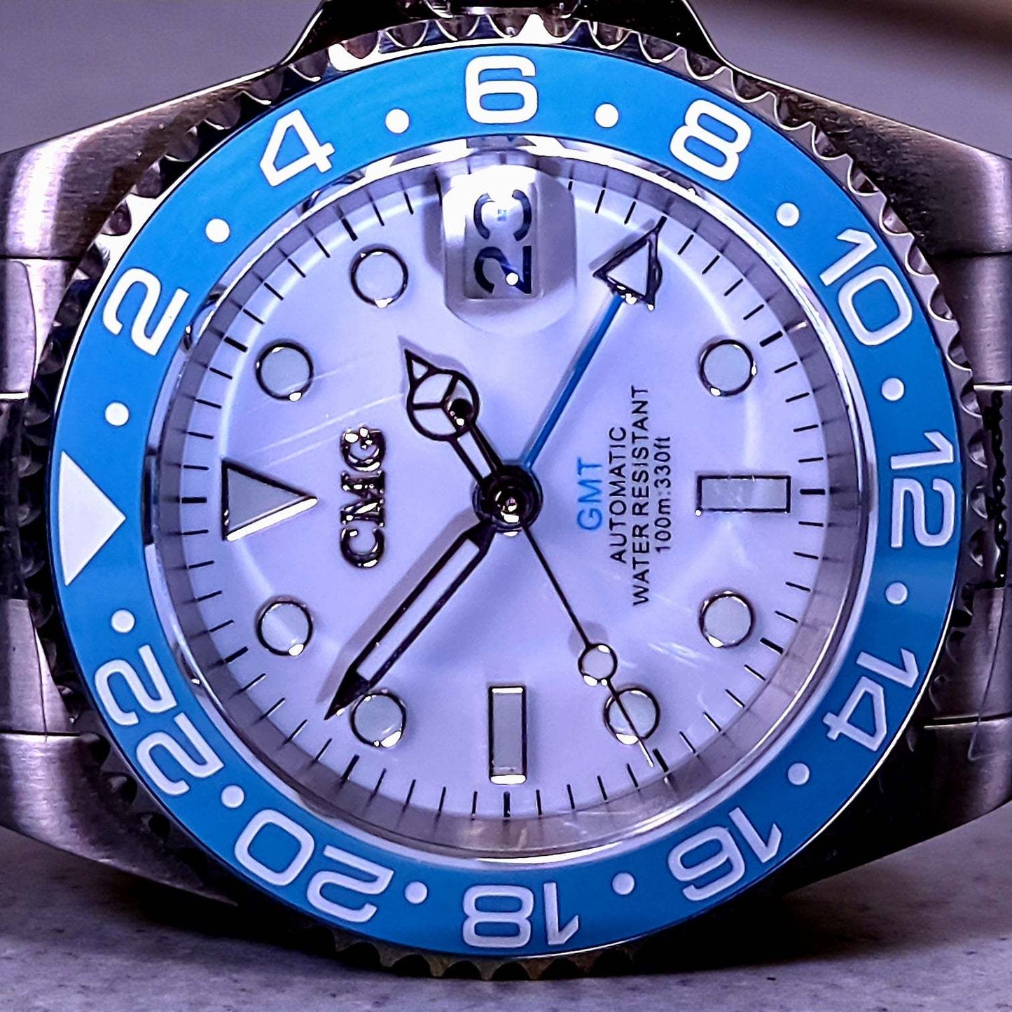 SeikGMT "Tiff Blue Diver Mod " - Modtime - MODTIME