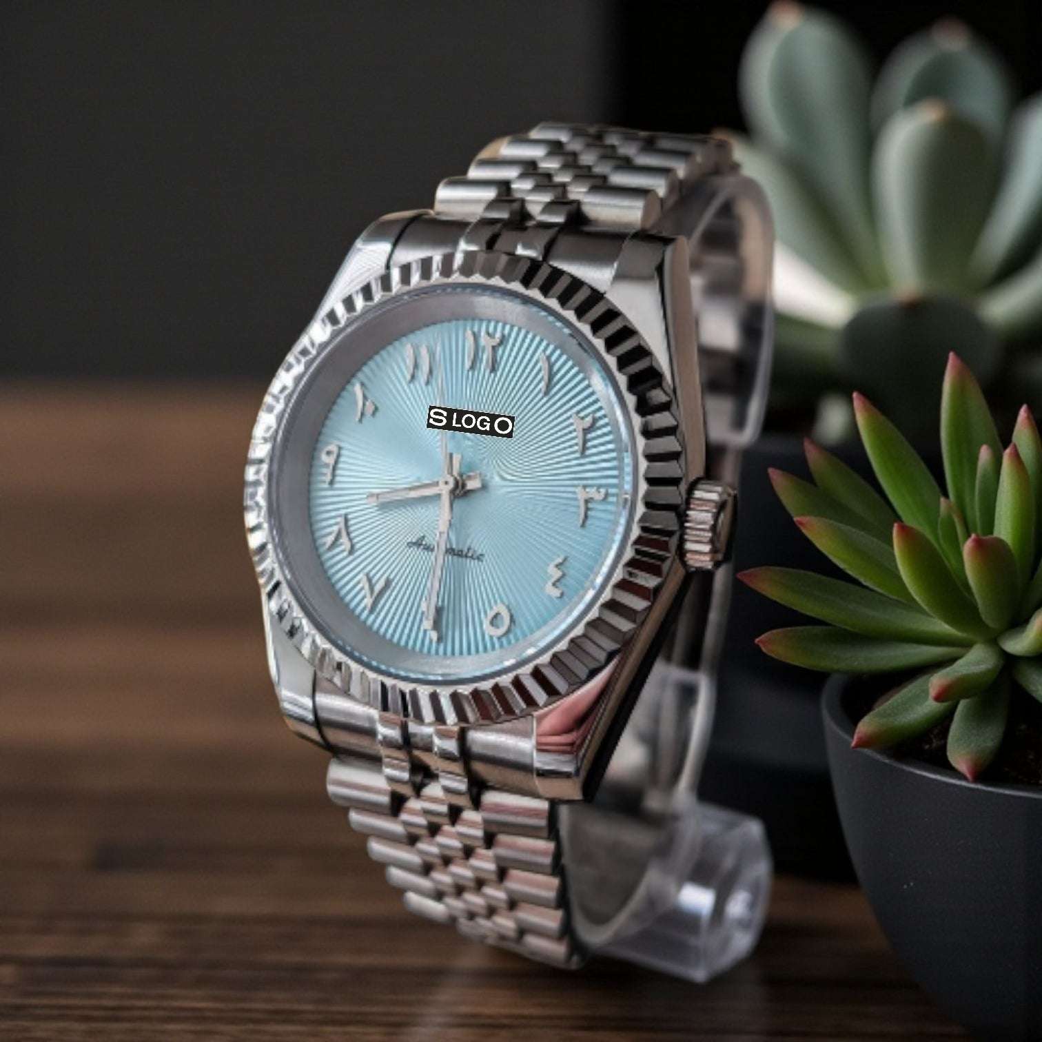 SeikJust Date Window Arabic Dial Mod Series - Modtime - MODTIME