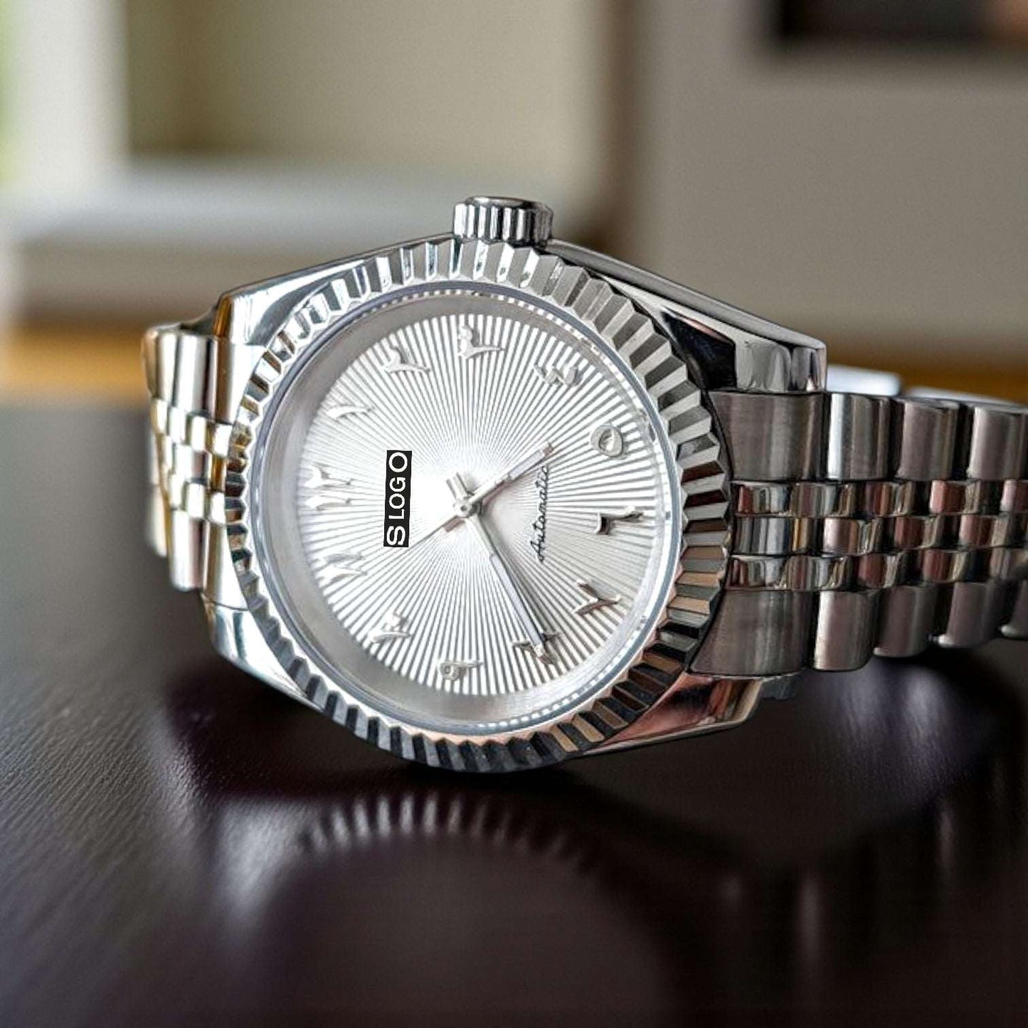 SeikJust Date Window Arabic Dial Mod Series - Modtime - MODTIME