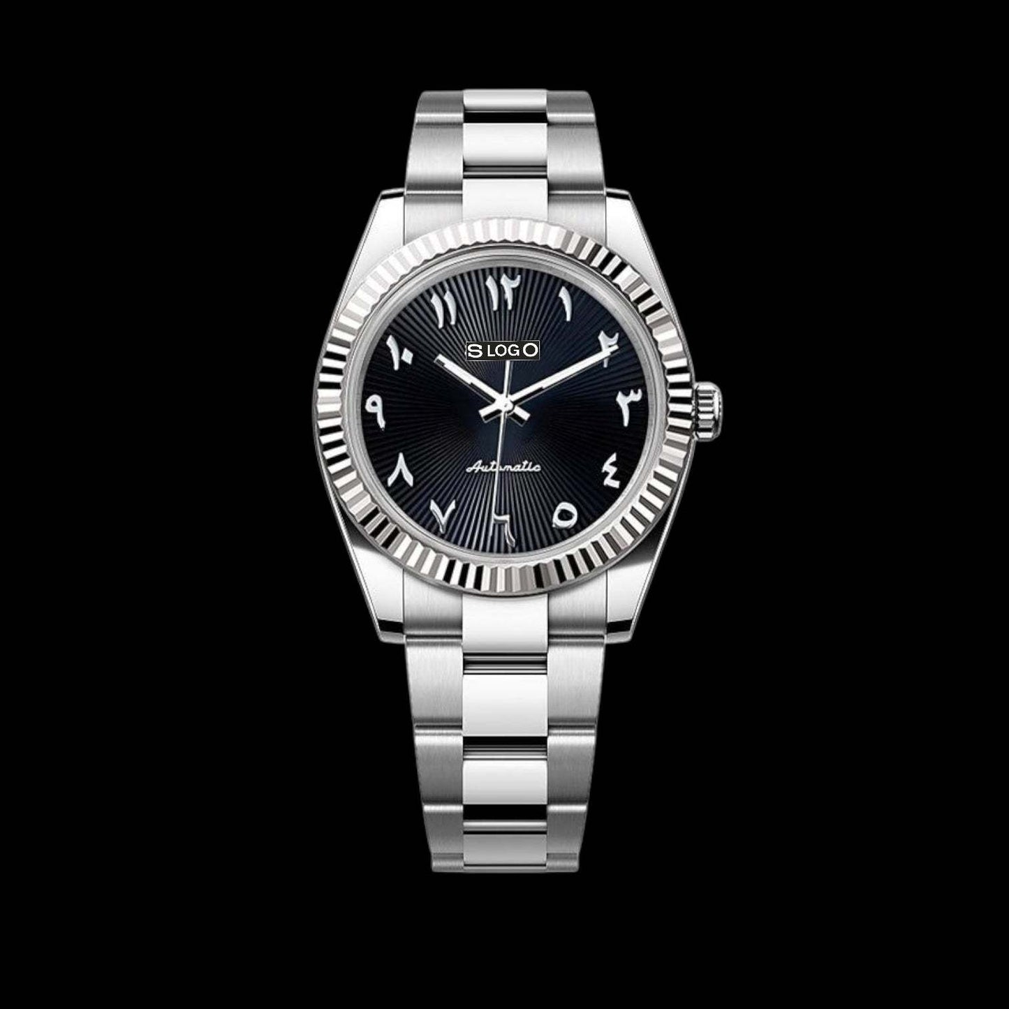 SeikJust Date Window Arabic Dial Mod Series - Modtime - MODTIME