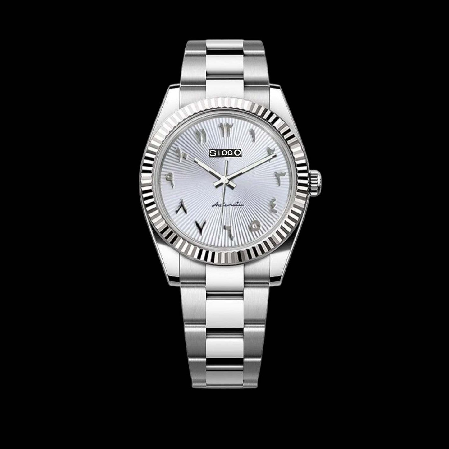 SeikJust Date Window Arabic Dial Mod Series - Modtime - MODTIME