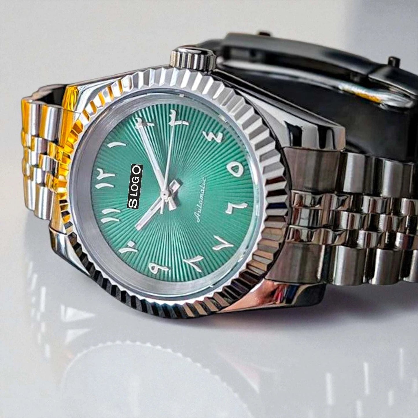 SeikJust Date Window Arabic Dial Mod Series - Modtime - MODTIME