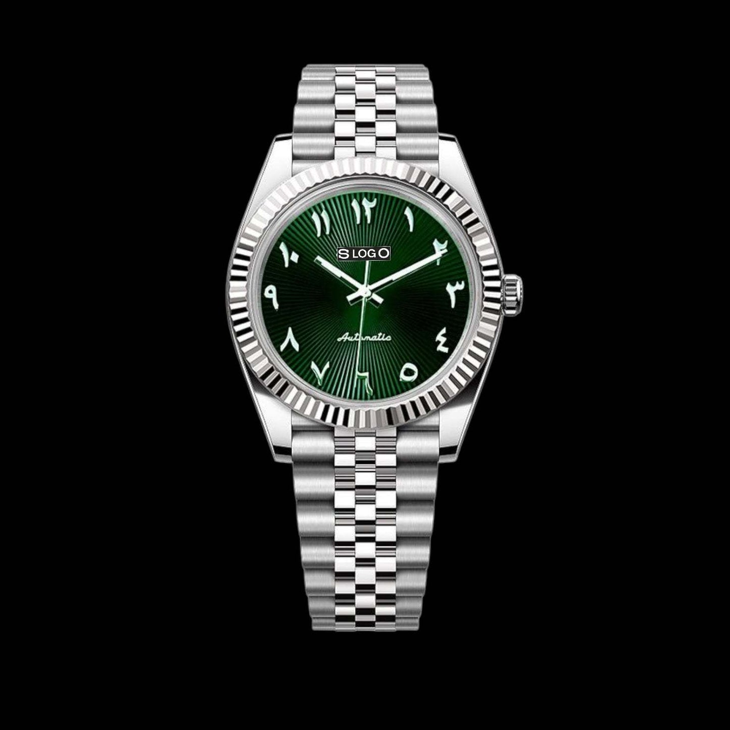 SeikJust Date Window Arabic Dial Mod Series - Modtime - MODTIME