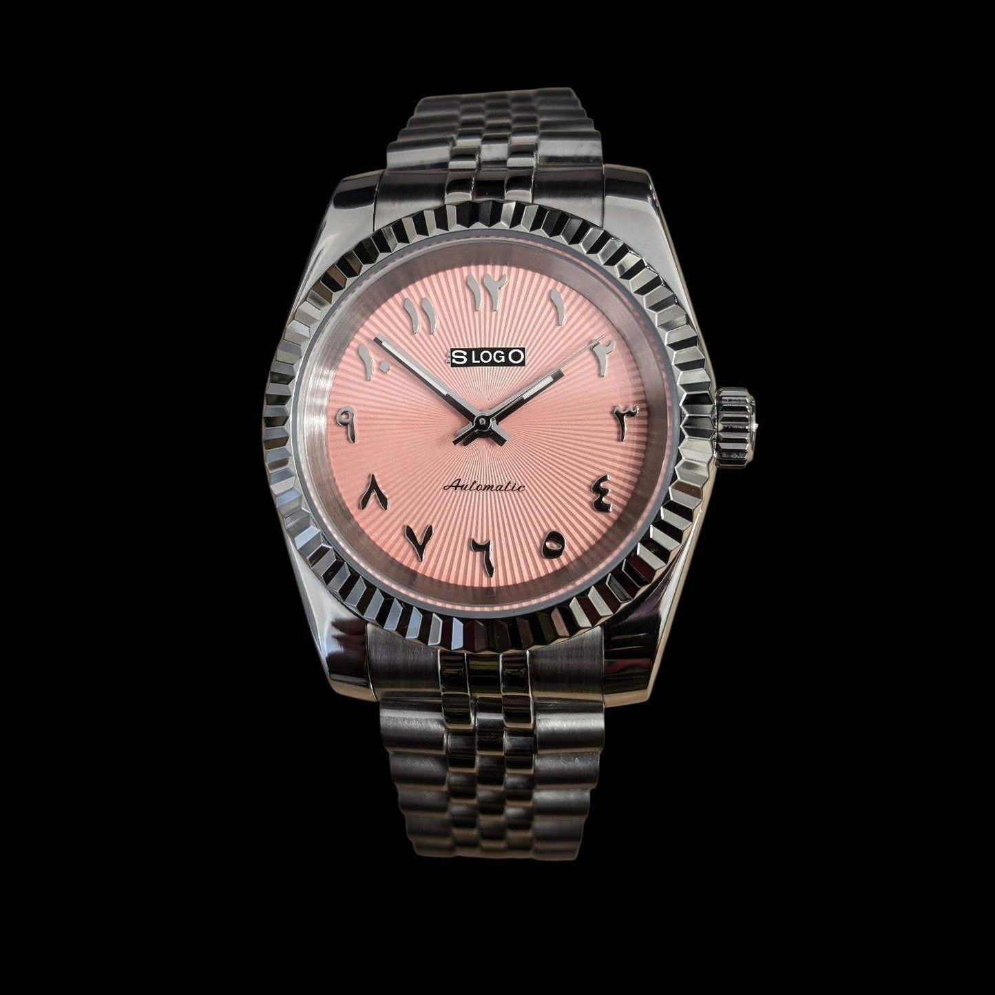 SeikJust Date Window Arabic Dial Mod Series - Modtime - MODTIME