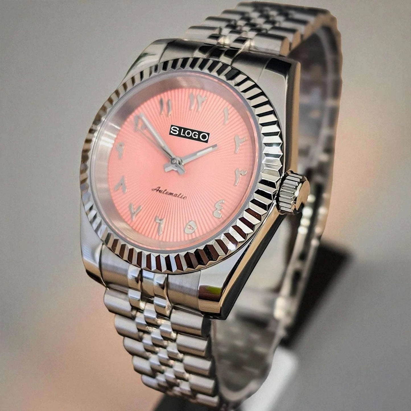 SeikJust Date Window Arabic Dial Mod Series - Modtime - MODTIME