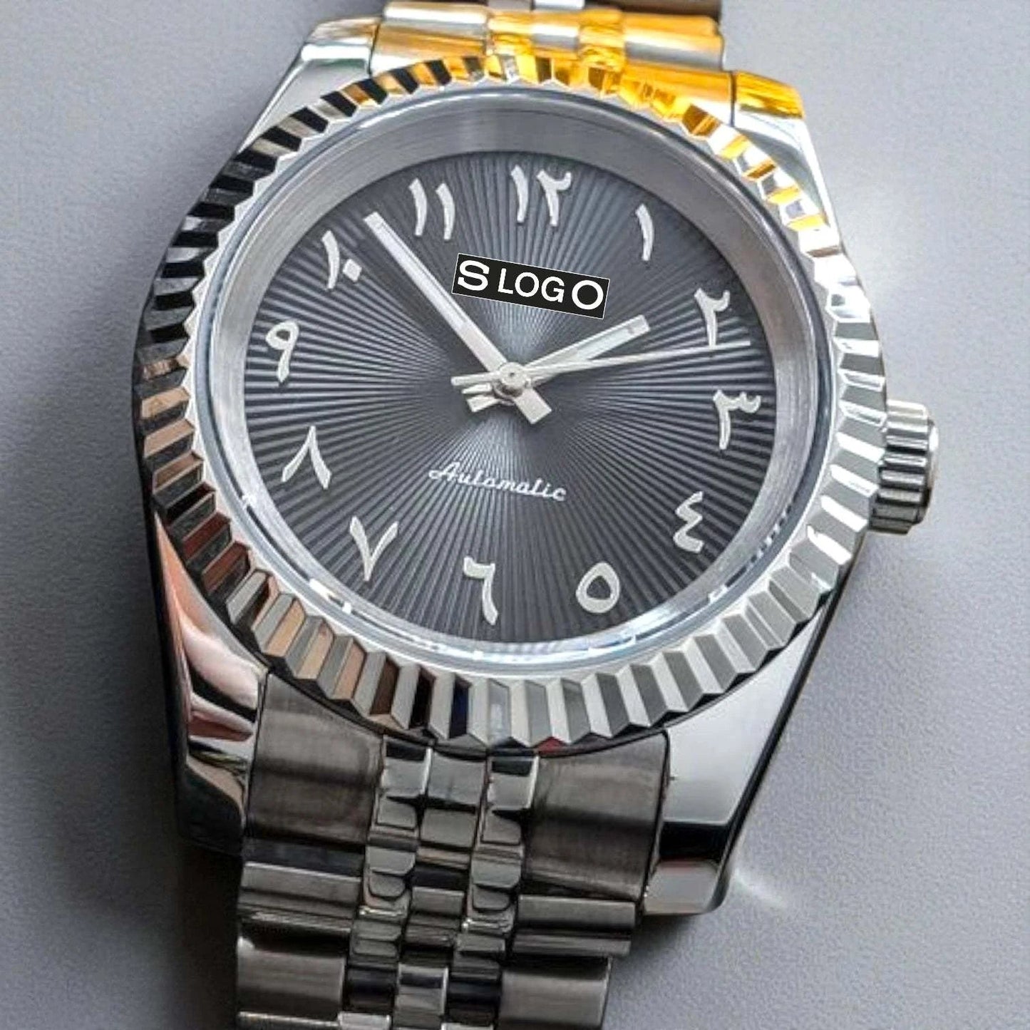 SeikJust Date Window Arabic Dial Mod Series - Modtime - MODTIME