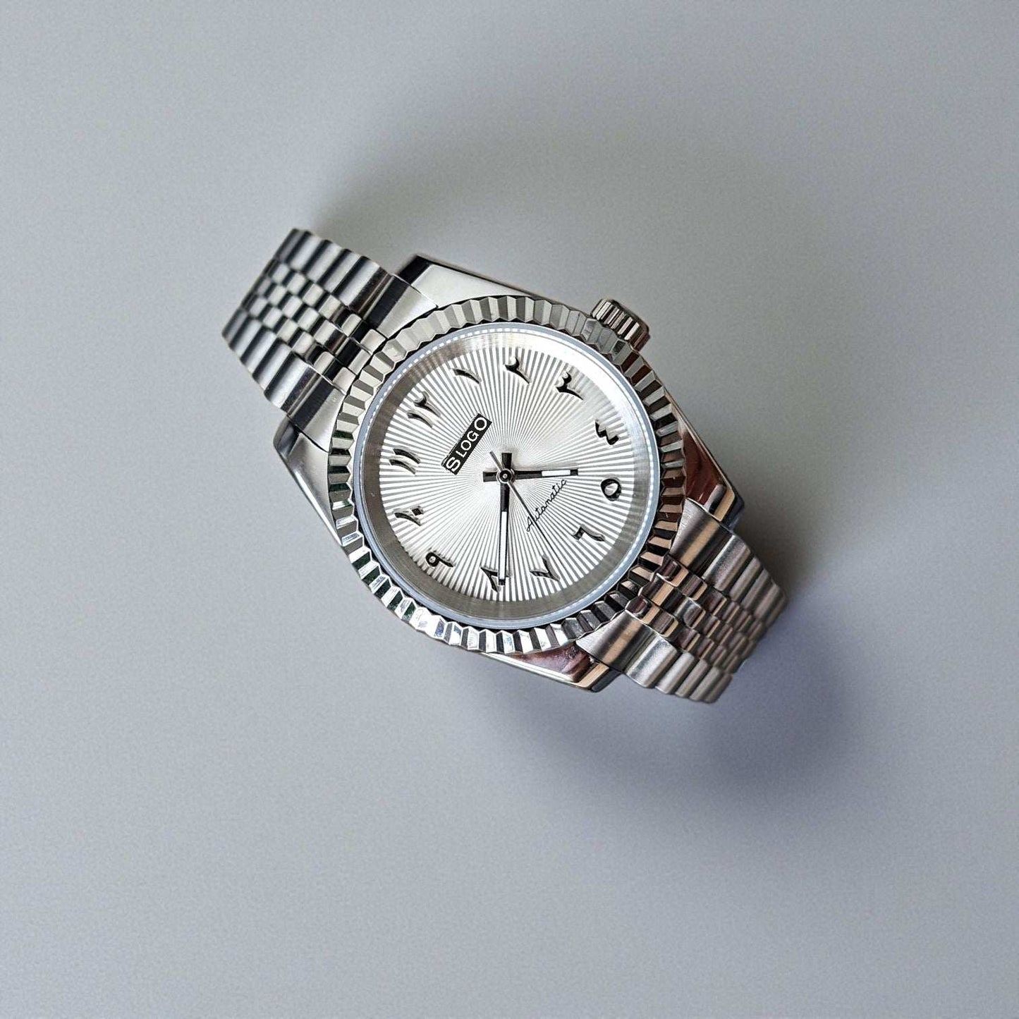 SeikJust Date Window Arabic Dial Mod Series - Modtime - MODTIME