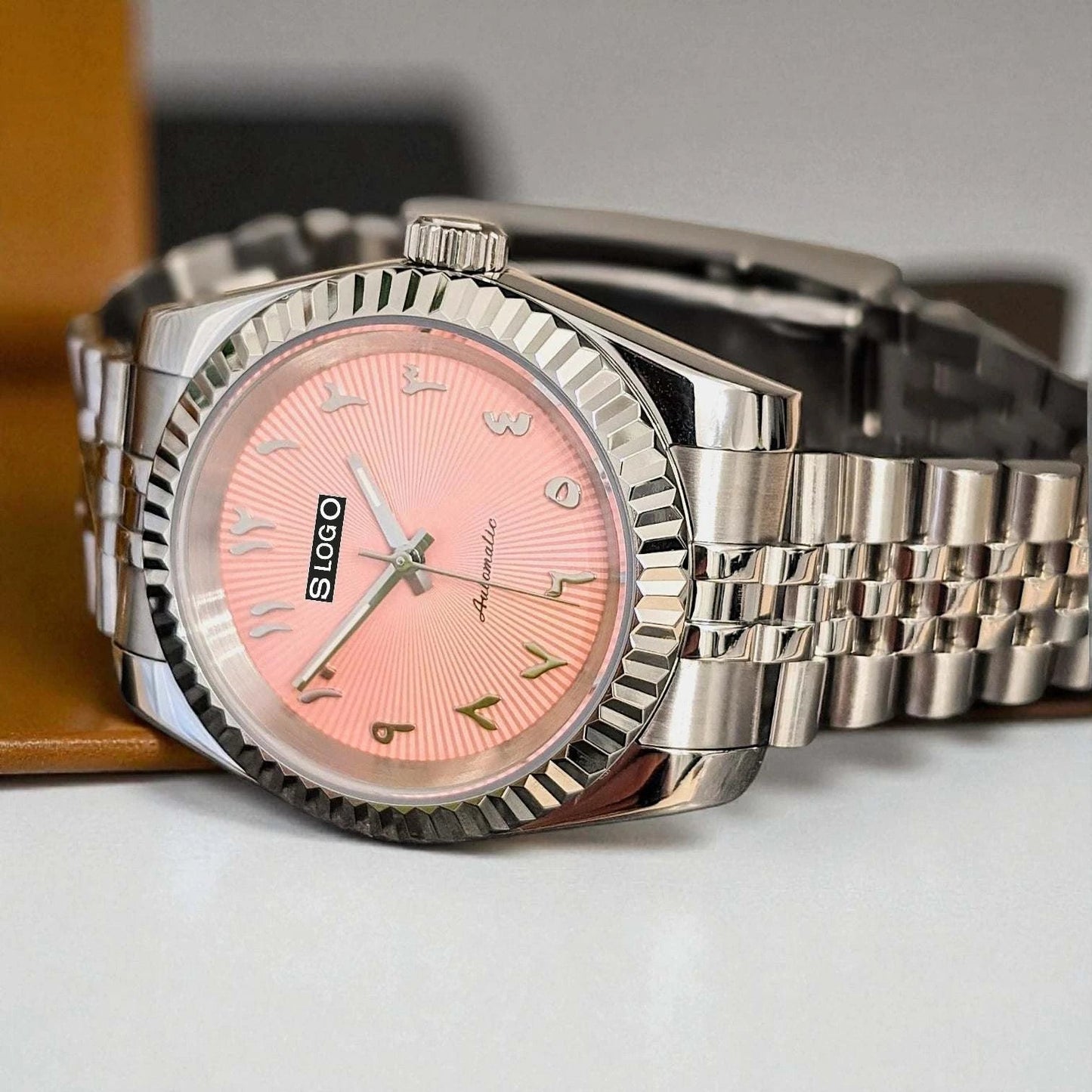 SeikJust Date Window Arabic Dial Mod Series - Modtime - MODTIME