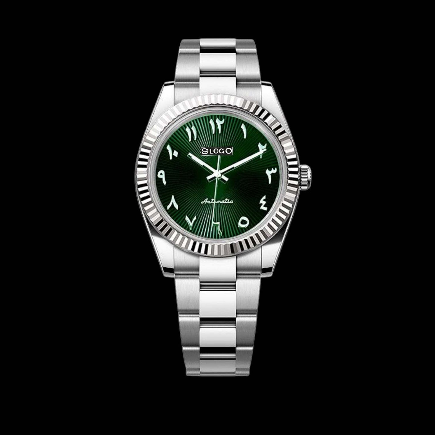 SeikJust Date Window Arabic Dial Mod Series - Modtime - MODTIME