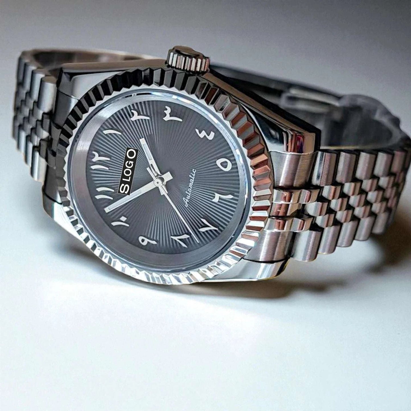 SeikJust Date Window Arabic Dial Mod Series - Modtime - MODTIME