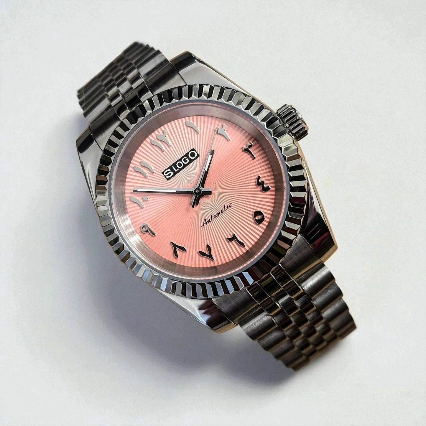 SeikJust Date Window Arabic Dial Mod Series - Modtime - MODTIME