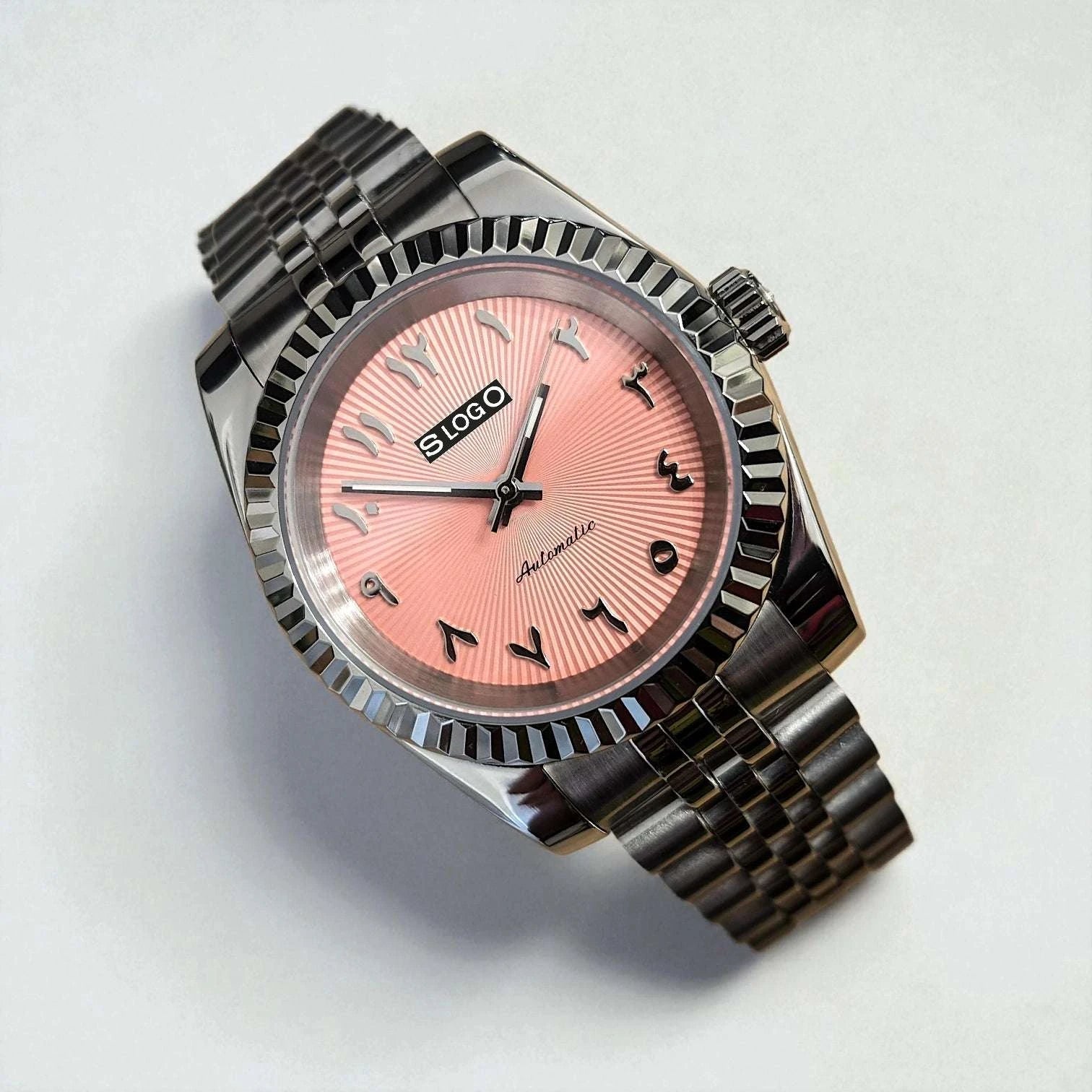 SeikJust Date Window Arabic Dial Mod Series - Modtime - MODTIME