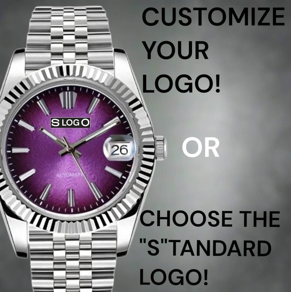Seiko Mod DateJust  Purple Textured Dial Series - Modtime Creations
