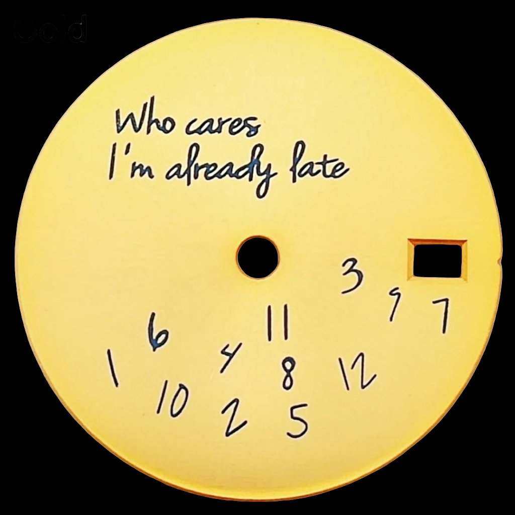 SeikJust Date Window "Who Cares" Custom Series Collection - MODTIME